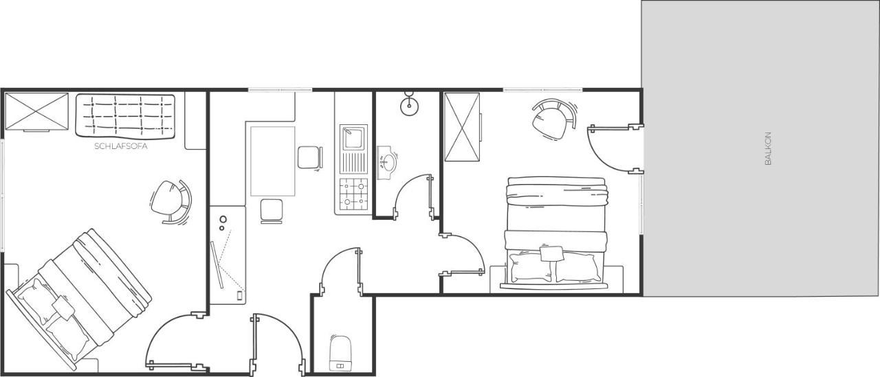 לאנגנפלד Appartement Rosengarten חדר תמונה
